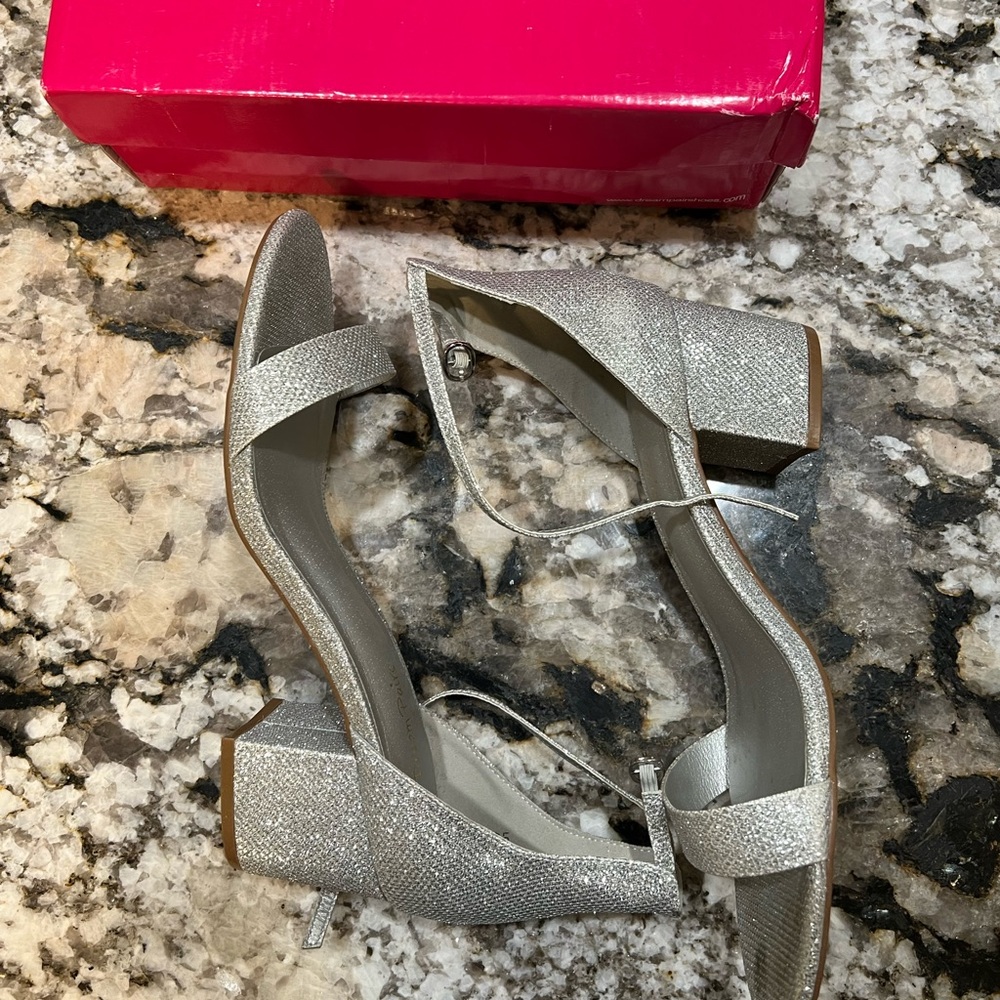 Silver heels
